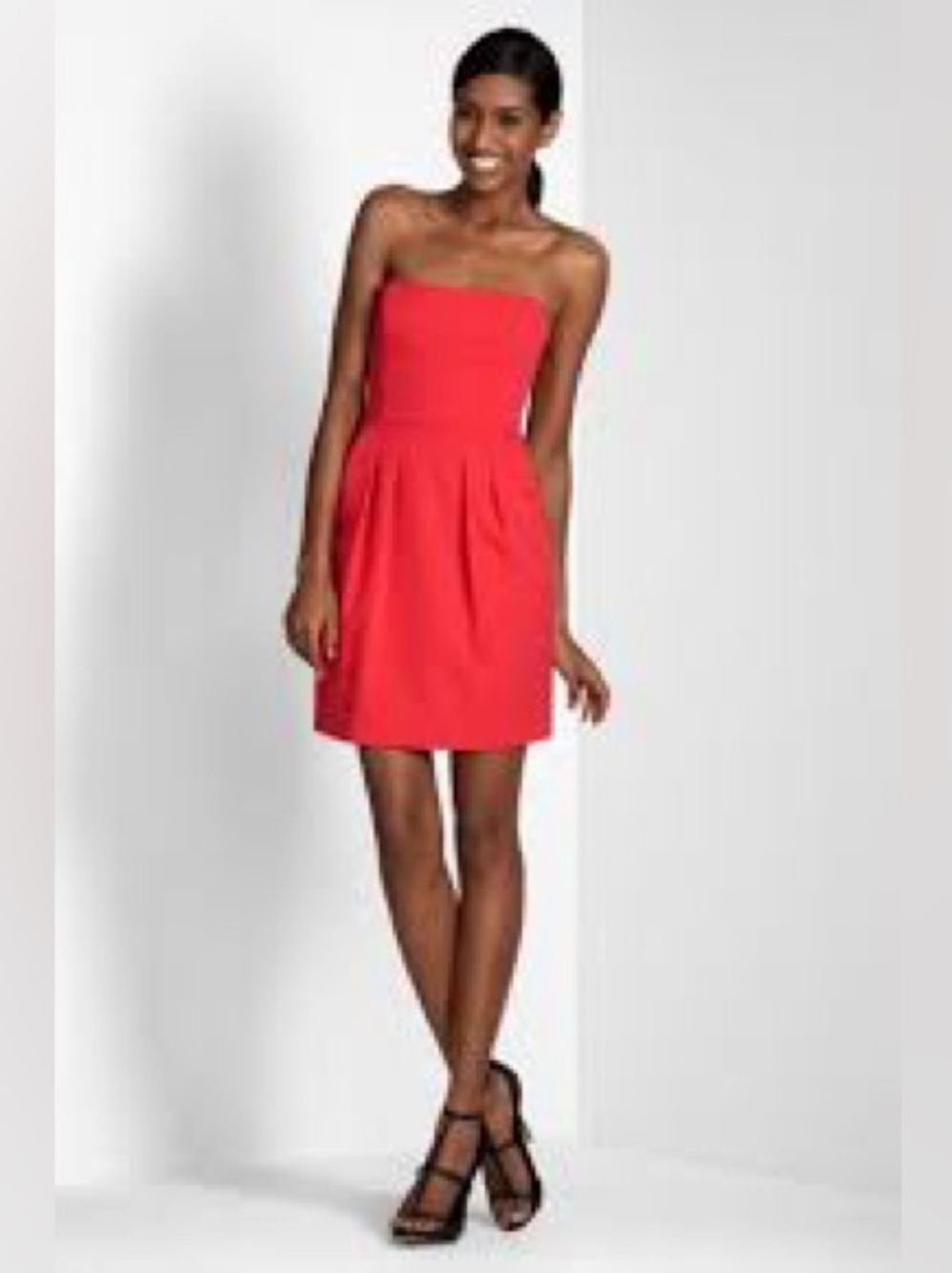 BCBGMAXAZRIA Bengaline Red Fit & Flare Cocktail Dress NWT Size 0